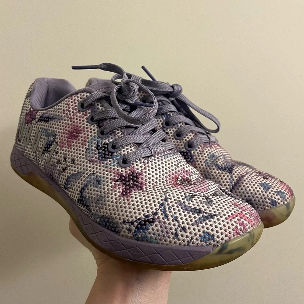 NOBULL Lavender Floral Training Sneakers - Picture 2 of 14